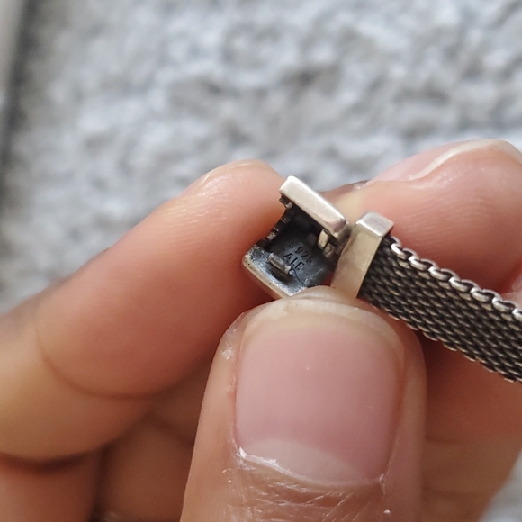 Pandora oxidized reflection bracelet with charms - Picture 6 of 6